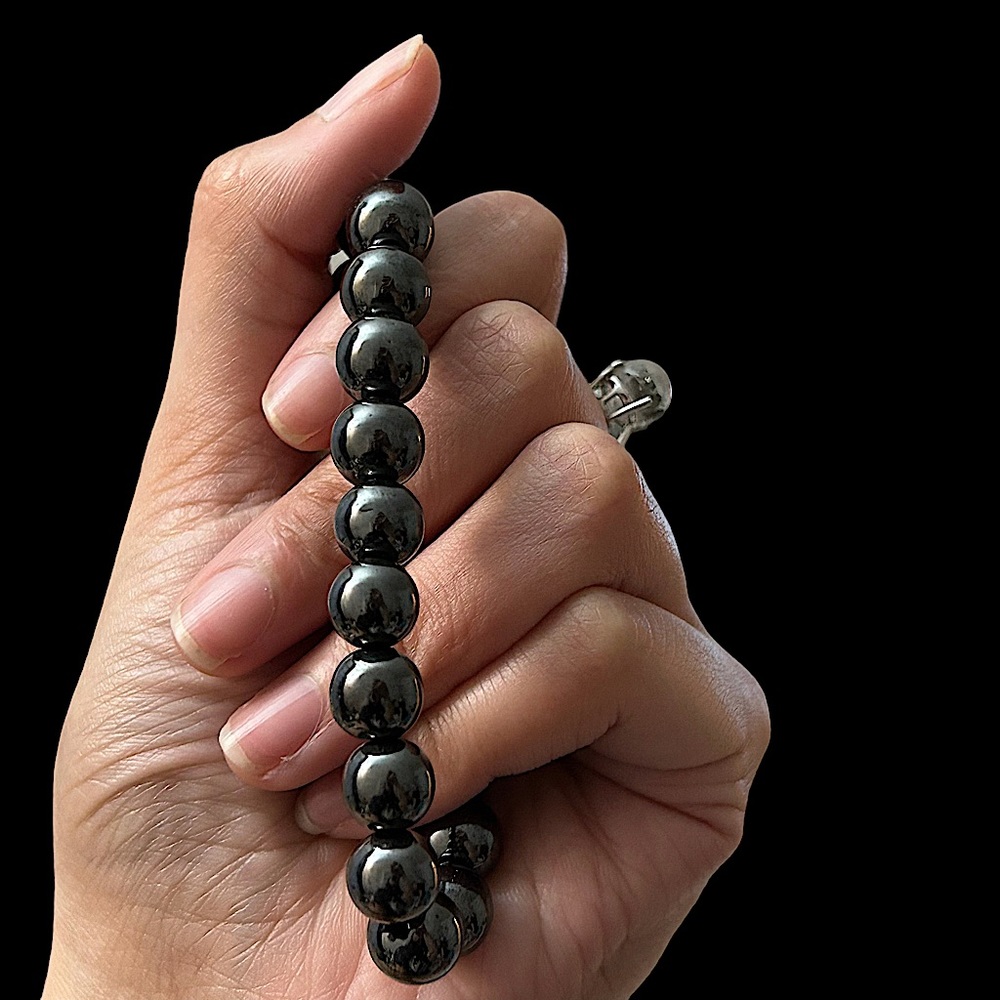 Hematite Bracelet 10mm+ -unisex